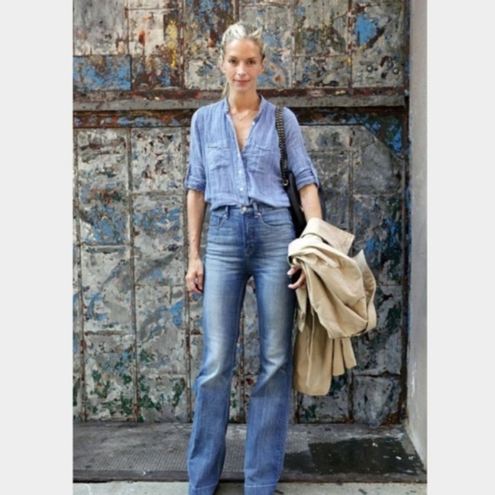 Rag & Bone Justine High Rise Wide Leg Jean